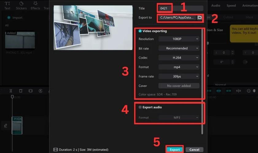 Cài đặt CapCut trên máy tính